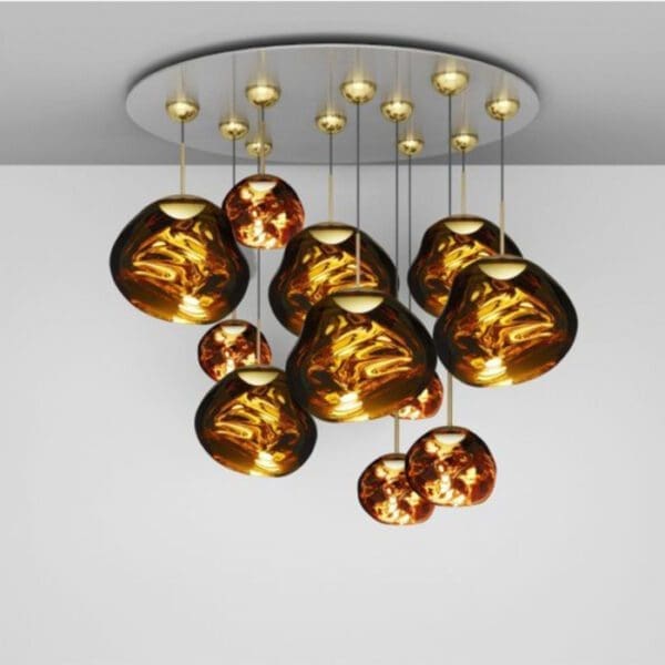 Tom Dixon MELT MEGA LED - suspension - gold