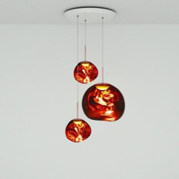 Tom Dixon MELT TRIO ROTONDA - suspension - copper