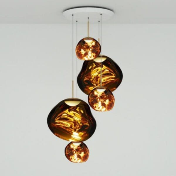 Tom Dixon LARGE ROUND MELT - suspension - gold