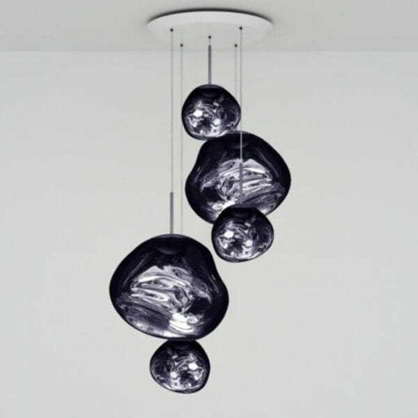 Tom Dixon LARGE ROUND MELT - suspension - smoke