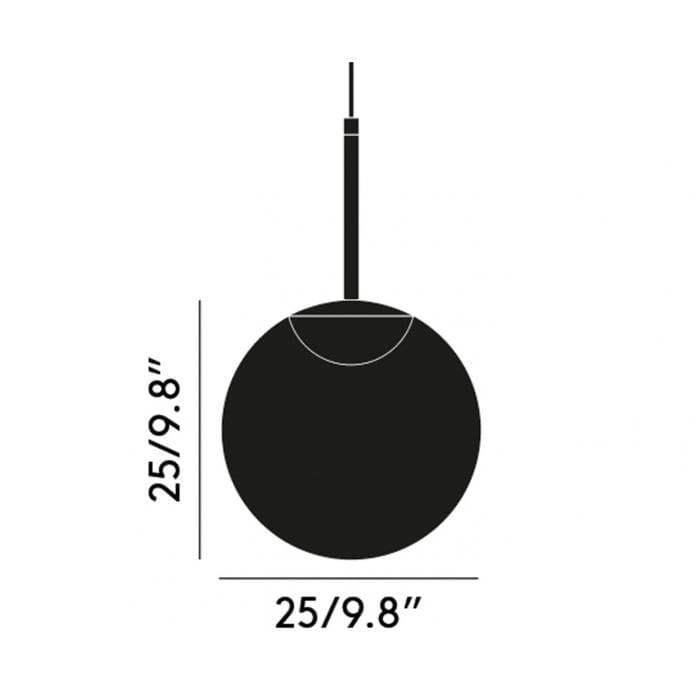 Tom Dixon GLOBE 25cm LED - suspension - opal - Image 3