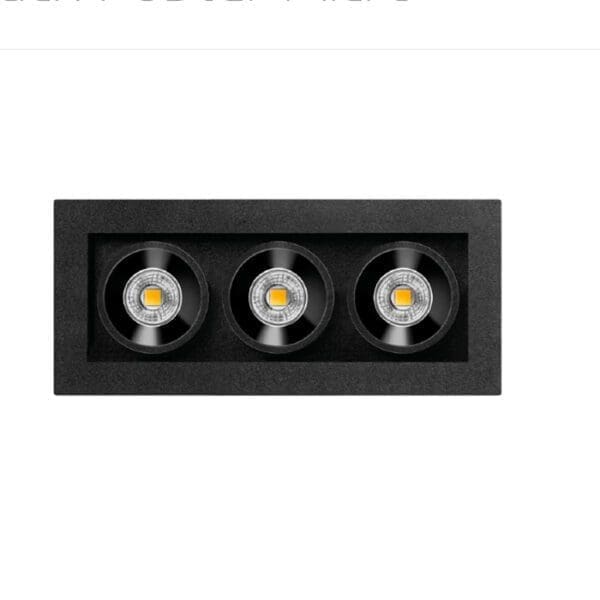 Arkoslight BLACK FOSTER MICRO 3 3000k - ceiling recessed- matt black