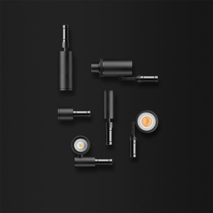 Arkoslight MAGNETIC FIT 20 12º 3000K - incasso a soffitto - bianco strutturato - immagine 2