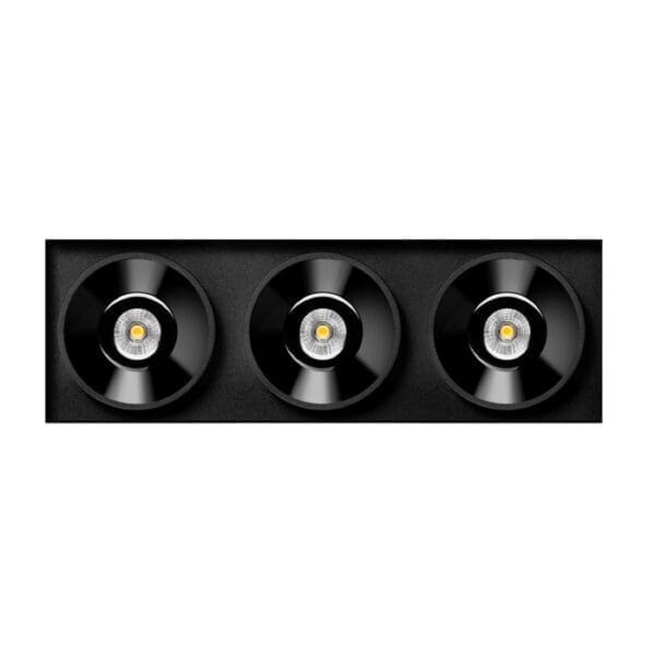 Arkoslight BLACK FOSTER TRI 3 SPOT - 3000K - black