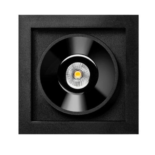 ArkosLight BLACK FOSTER REC 1 FLOOD 3000K - ceiling recessed - matte black