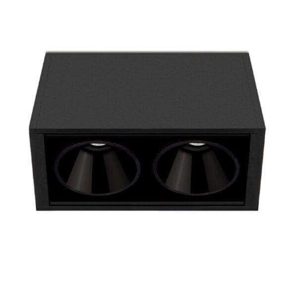 Arkoslight BLACK FOSTER SURF 2 FLOOD - 3000K - nero strutturato