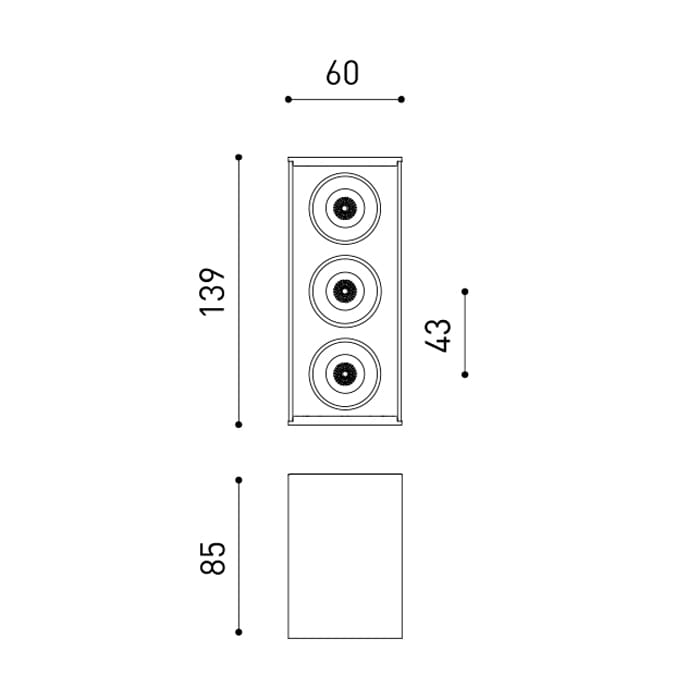 Arkoslight BLACK FOSTER SURF 3 FLOOD - 3000K - textured black - Image 3