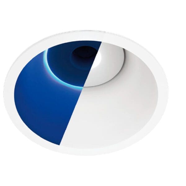 Arkoslight LEX MINI BLUE 2 3000K - ceiling recessed- matt white