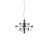 Flos 2097/18 frosted bulbs black matt