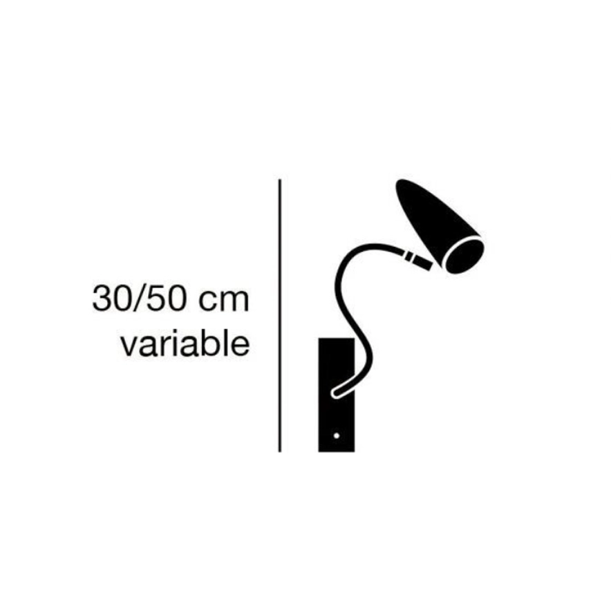 Catellani & Smith CICLOITALIA Flex W1 - parete - nero - immagine 3