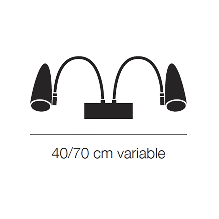 Catellani & Smith CICLOITALIA Flex W2 - parete - nero - immagine 3