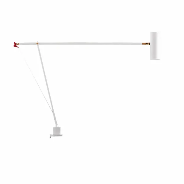 Catellani & Smith ETTORINO CLAMP - tavolo -  bianca