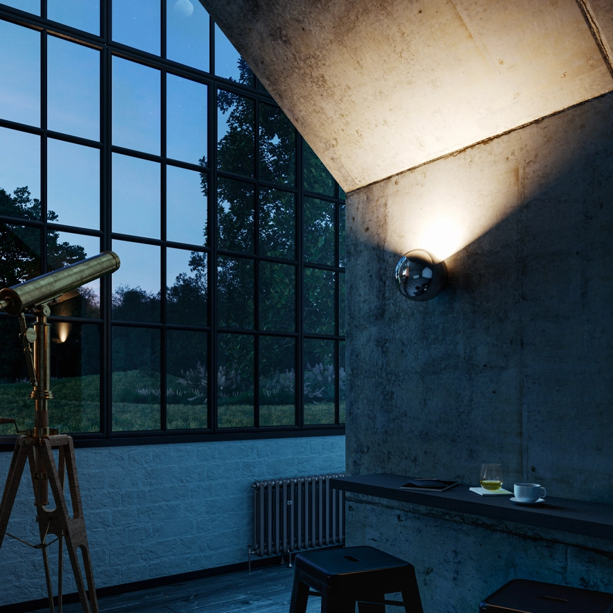 Catellani & Smith SFERA - parete - nickel specchiato - immagine 2