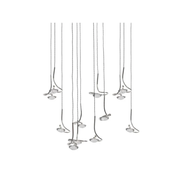 Catellani & Smith JACKIE O CHANDELIER 12 - suspension - nickel