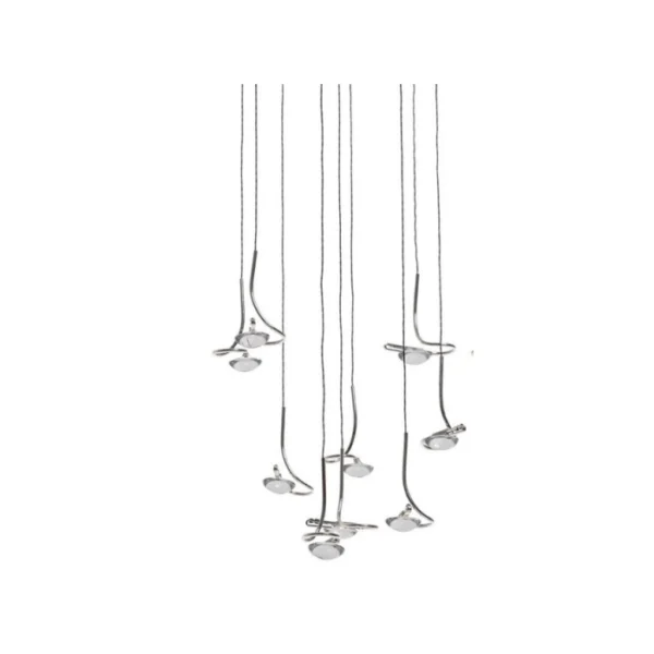 Catellani & Smith JACKIE O CHANDELIER 9 - suspension - nickel
