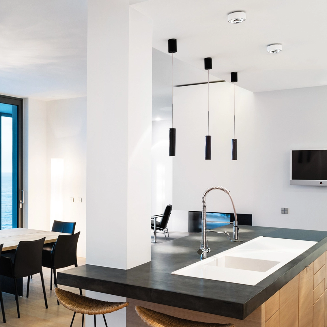 Catellani & Smith LUCENERA 504 - sospensione - bianco - immagine 2