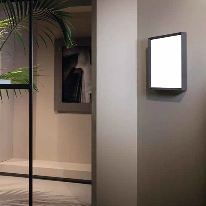 LOMBARDO Flo Q 500 3000K - parete o soffitto - grigio - indoor - immagine 2