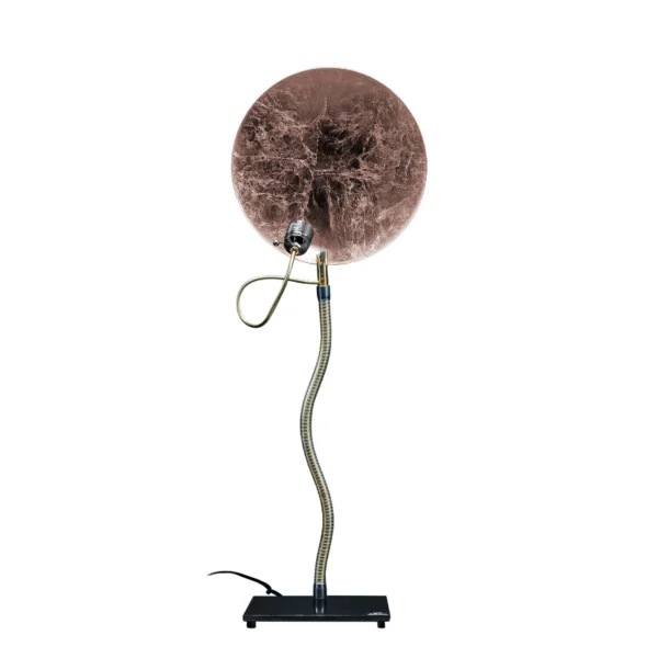 Catellani & Smith LUCE D'Oro T - table - copper coloured leaf