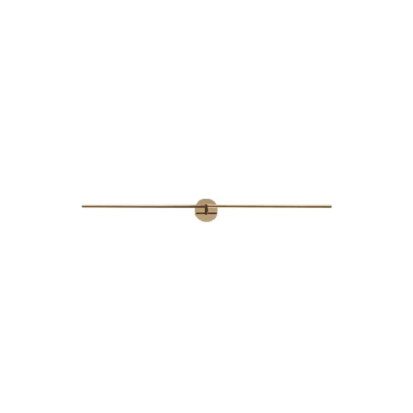Catellani & Smith LIGHT STICK CW 6 - wall or ceiling - rod and base in satin gold