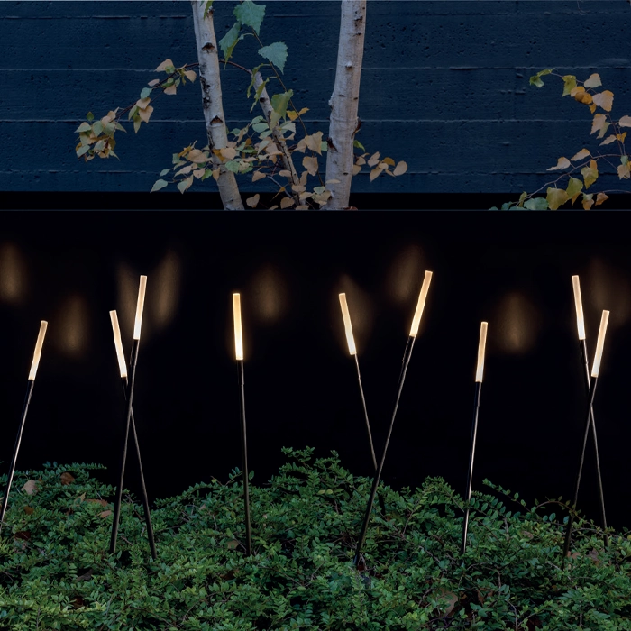 LOMBARDO LINFA 80 3000k 24V - terra - nero - outdooor - immagine 2