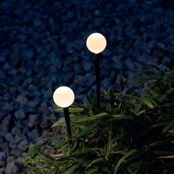 LOMBARDO LINFA O 120 3000k 24V - floor - green and brass - outdooor