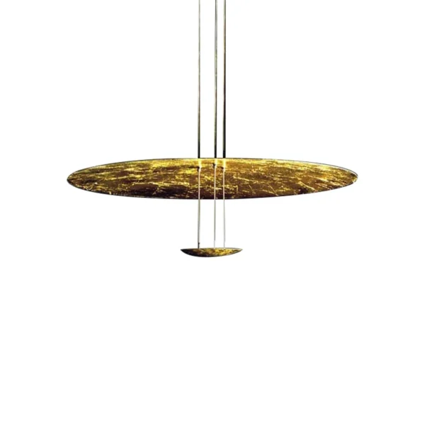 Catellani & Smith MACCHINA DELLA LUCE MOD. B - suspension - gold coloured leaf