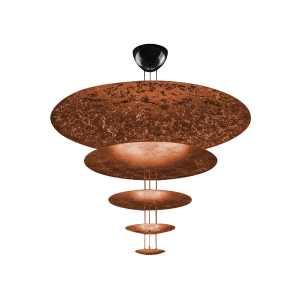 Catellani & Smith MACCHINA DELLA LUCE MOD. D - suspension - copper coloured leaf