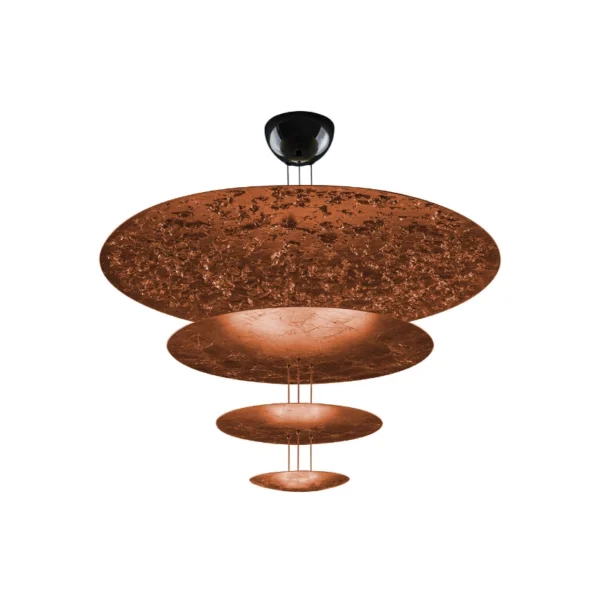 Catellani & Smith MACCHINA DELLA LUCE MOD. F - suspension - copper coloured leaf