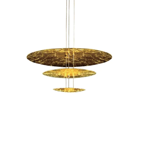 Catellani & Smith MACCHINA DELLA LUCE MOD. I - suspension - gold coloured leaf