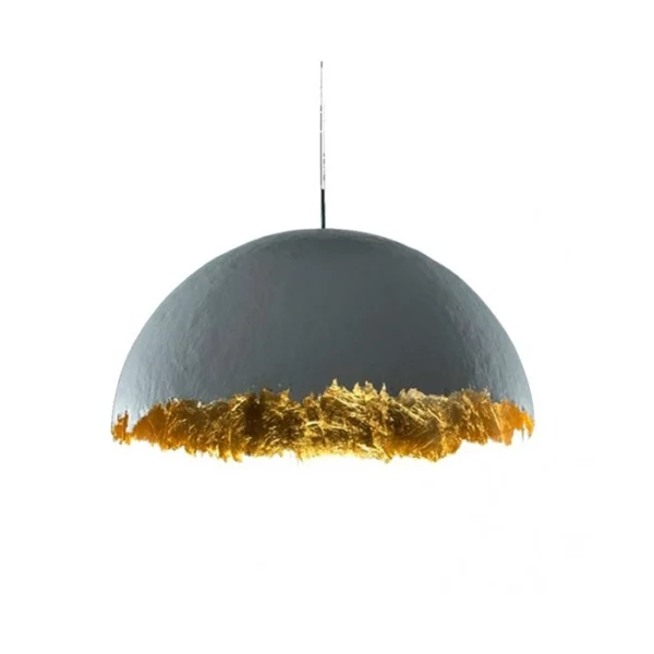 Catellani & Smith POSTKRISI 49 Ø 100 - suspension - gold leaf, white exterior