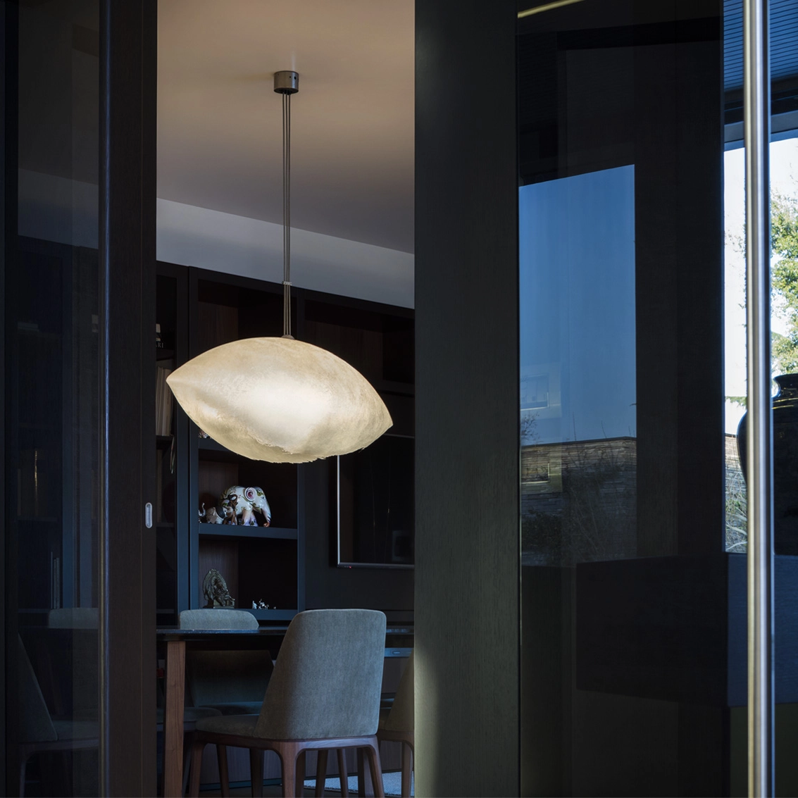 Catellani & Smith POSTKRISI 51 - sospensione - foglia argento - immagine 2