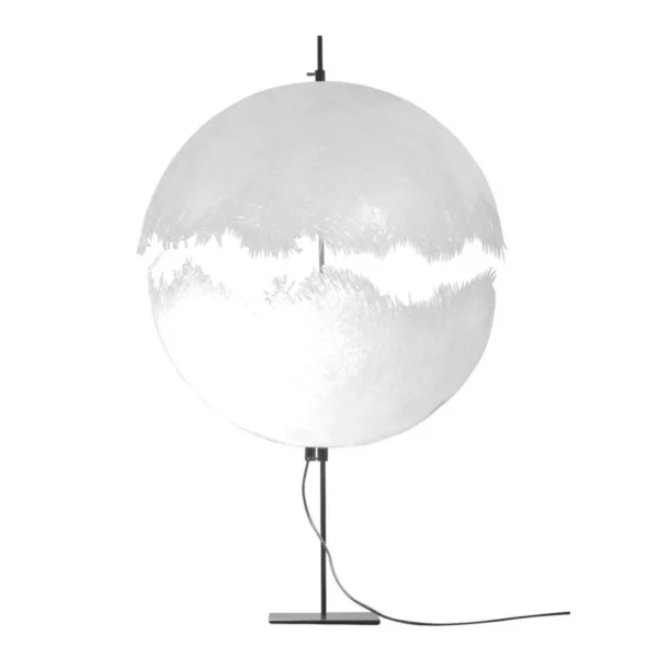 Catellani & Smith POSTKRISI T 61 - tavolo - nickel, white