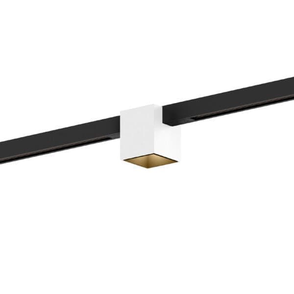 Wever e Ducrè BOX ON STREX 1.0 - 3000k - bianco e oro con adattatore nero