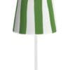 Zafferano POLDINA ceramic cover accessory - green stripes