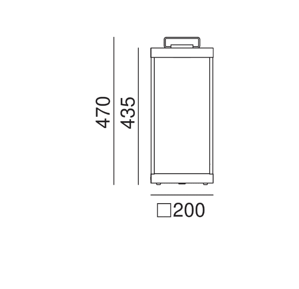 Il Fanale LANTERNE SLIM - floor medium low - Image 4