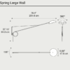 Lodes DIESEL LIVING WITH LODES - SPRING LARGE WALL deep black