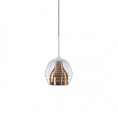 Lodes DIESEL LIVING WITH LODES - CAGE LARGE white bronze