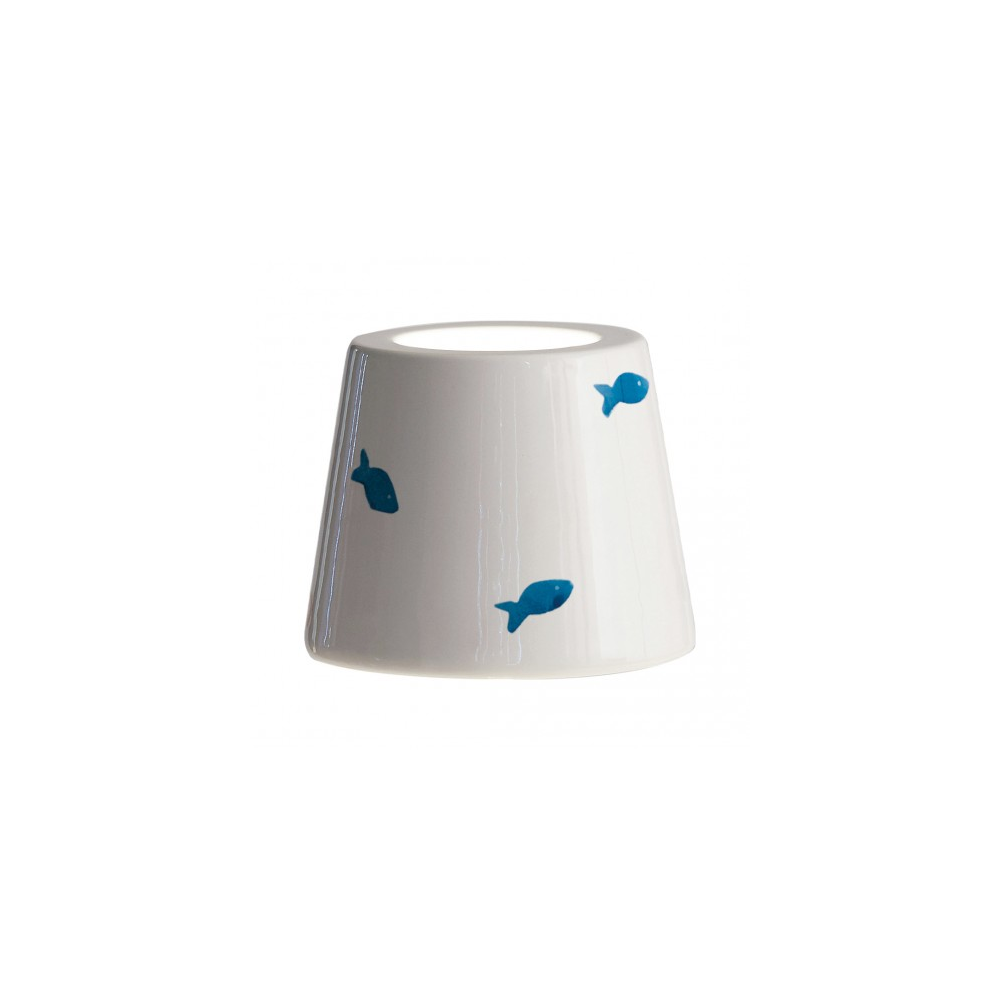 Zafferano POLDINA ceramic cover accessory - blue fish