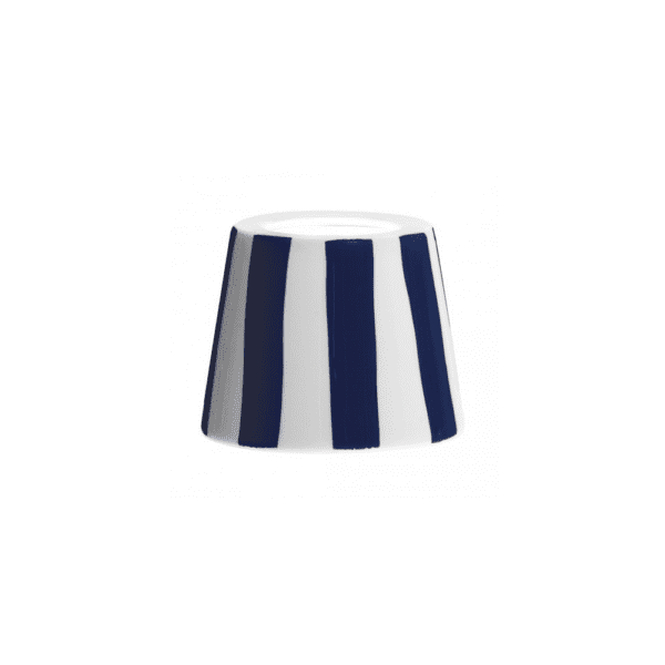 Zafferano POLDINA accessorio cover in ceramica - righe blu