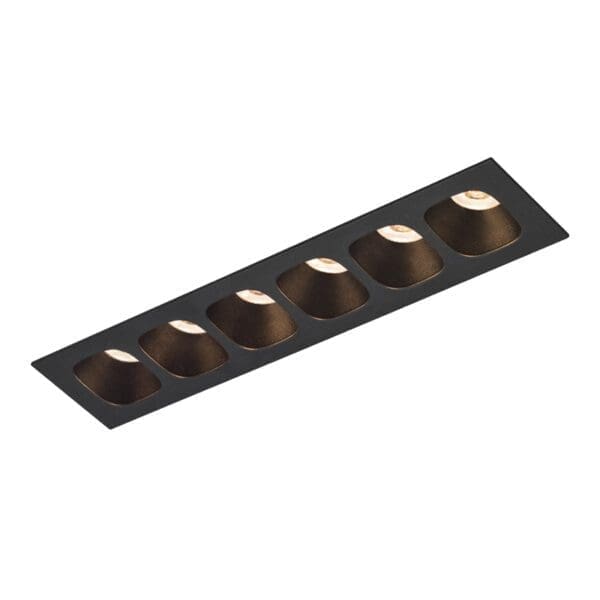 Wever e Ducrè PIRRO PETIT 6.0 - incasso a soffitto - 3000k - nero