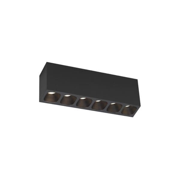 Wever e Ducrè PIRRO PETIT SURFACE 6.0 - soffitto - 3000k - nero