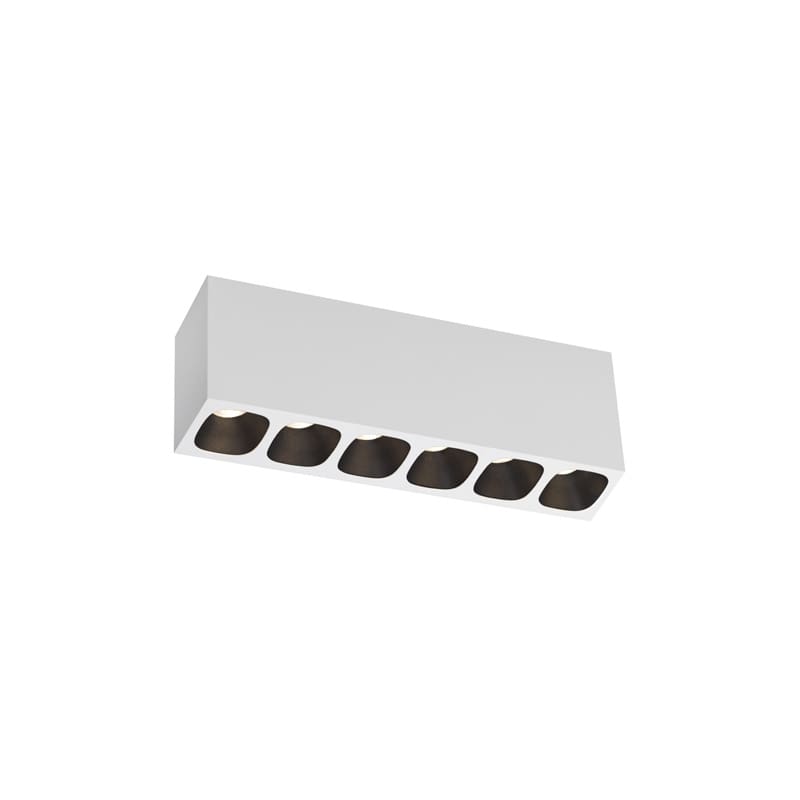 Wever e Ducrè PIRRO PETIT SURFACE 6.0 - soffitto - 3000k - bianco e nero
