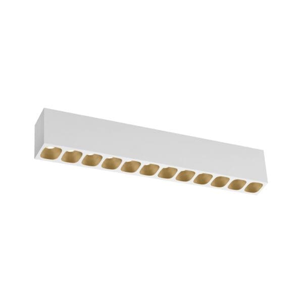 Wever e Ducrè PIRRO PETIT SURFACE 12.0 - soffitto - 3000k - bianco e champagne