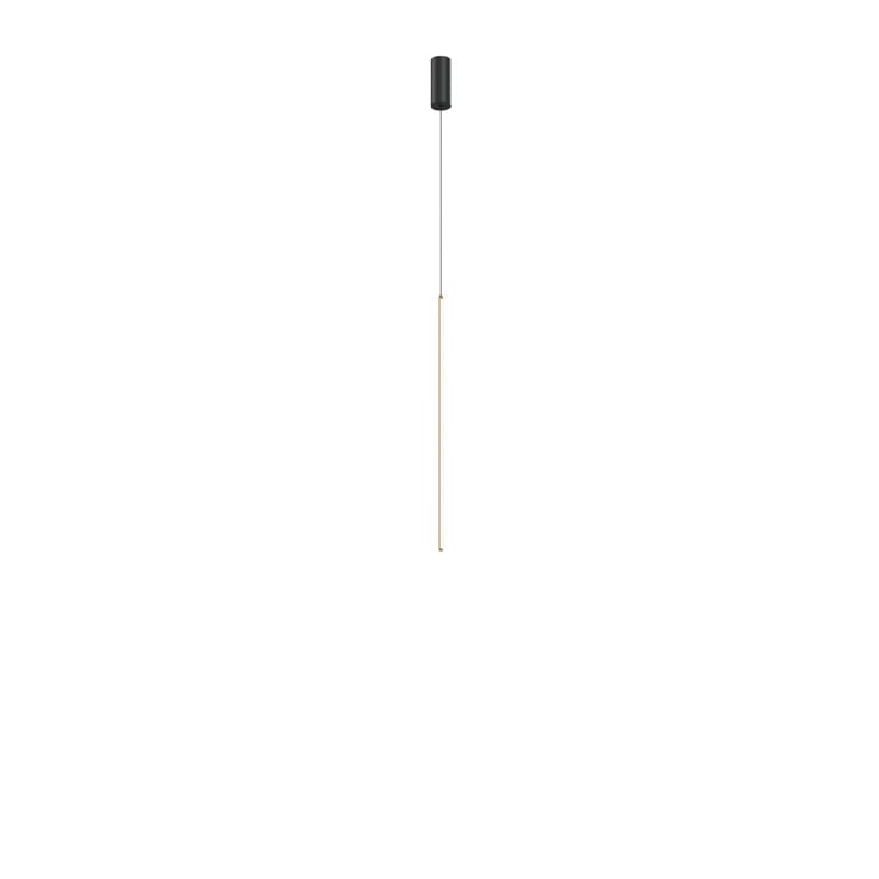 Wever e Ducrè FINLIN SUSPENDED 1.0 - suspension - 3000k - black and champagne