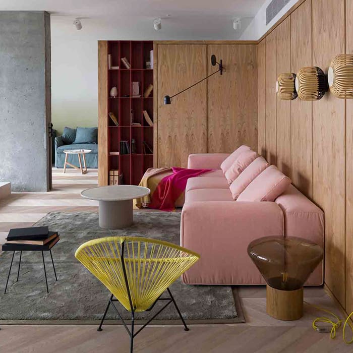 BROKIS MUFFINS wood 02 - tavolo - vetro opalino - base quercia europea - immagine 2