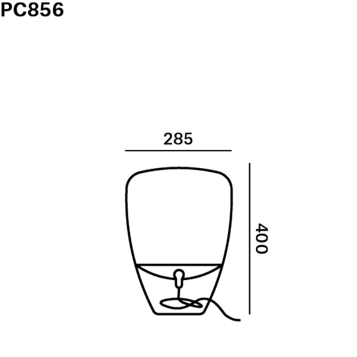 BROKIS BALLOONS small - table - smoke grey glass - black reflector - Image 3