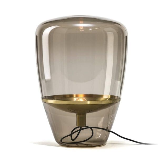 BROKIS BALLOONS piccolo - tavolo - vetro marrone - riflettore rame