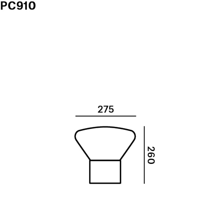 BROKIS MUFFINS mini wood 06 - table - brown glass - european oak base - Image 3