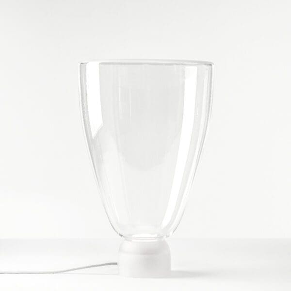 BROKIS LIGHTLINE PC983 grande alto - tavolo - trasparente con base trasparente acidato opaco