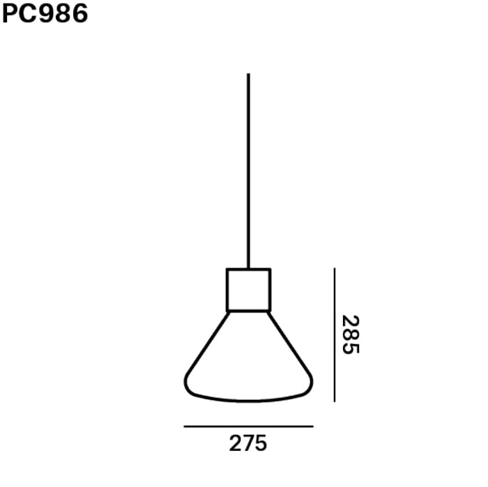 BROKIS MUFFINS wood 07 - suspension - amber glass - european oak canopy - Image 3